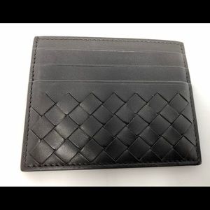 Bottega Veneta Dark Brown Card Holder